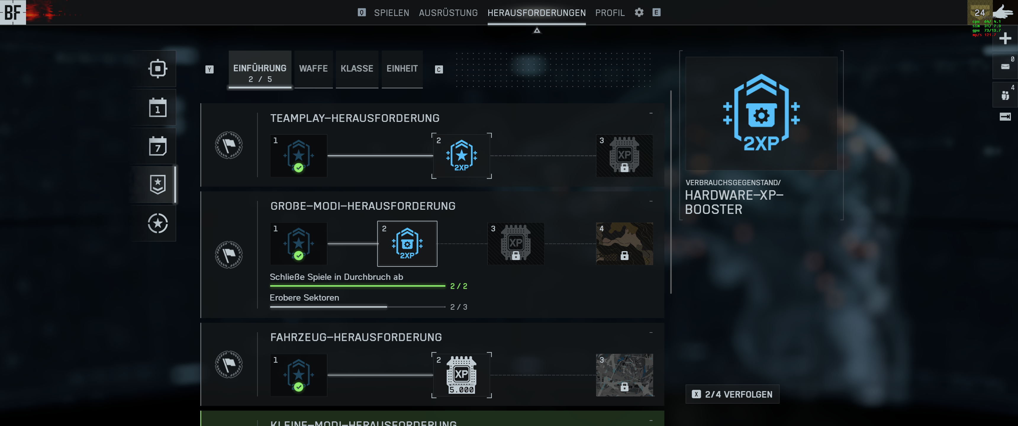 Overview von Große-Modi-Herausforderung