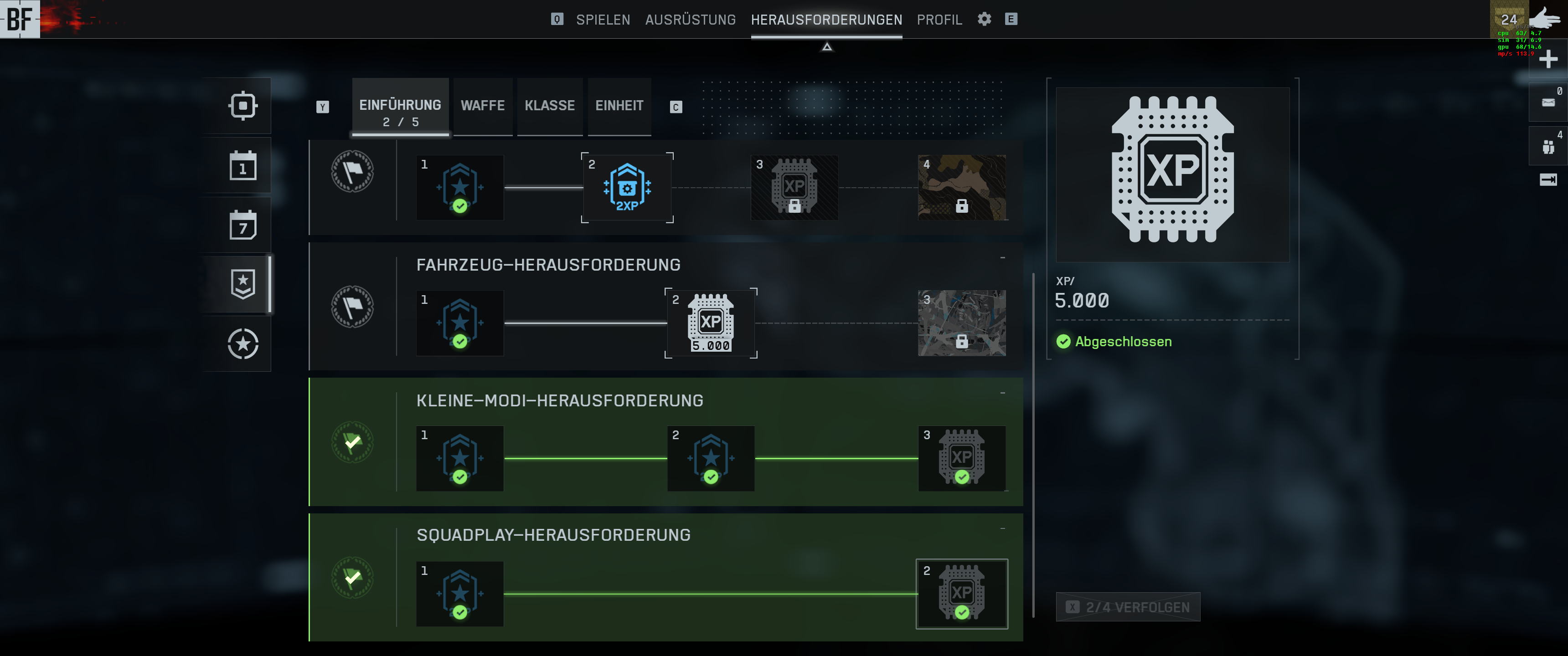 Overview von Squadplay-Herausforderung