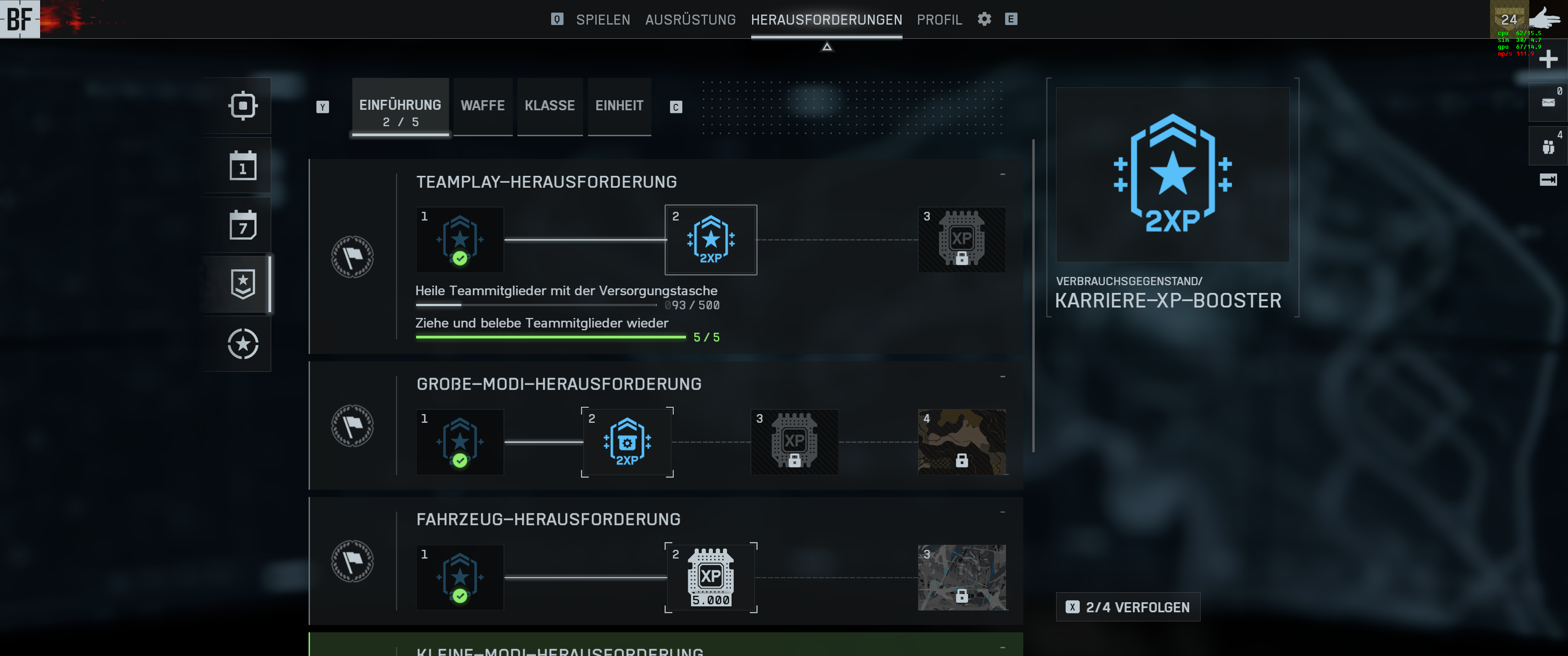 Overview von Teamplay-Herausforderung