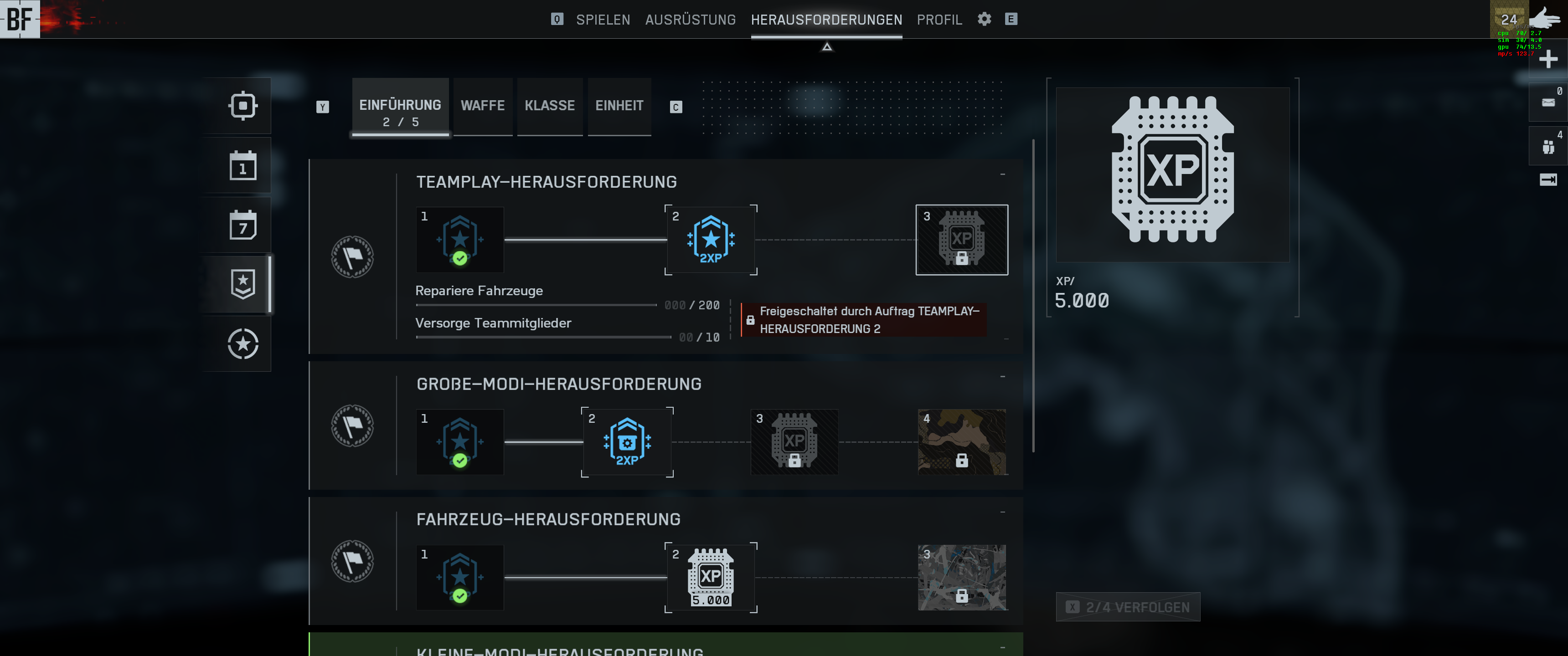 Overview von Teamplay-Herausforderung