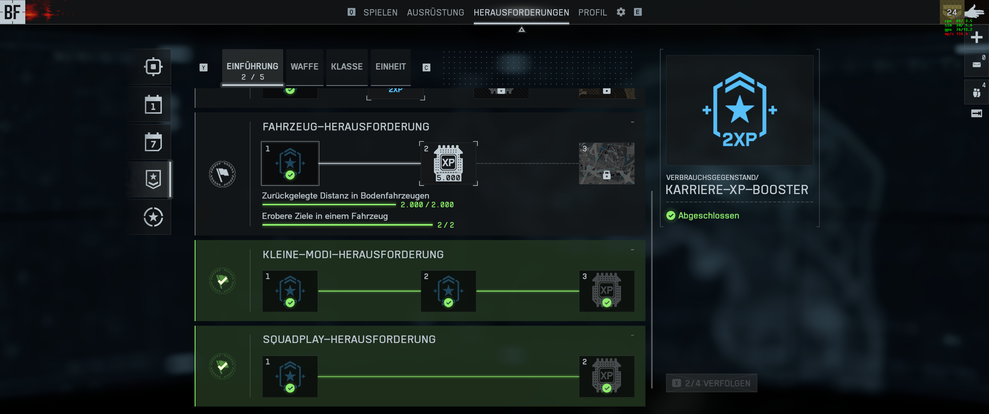 Overview von Fahrzeug-Herausforderung