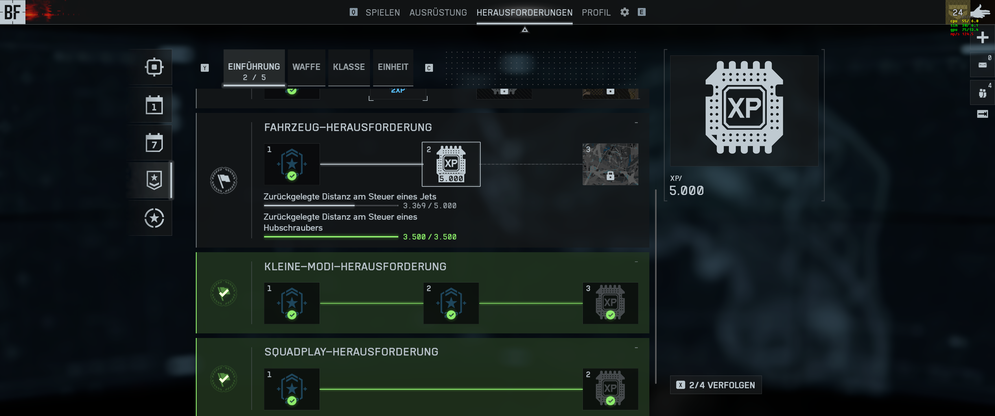 Overview von Fahrzeug-Herausforderung