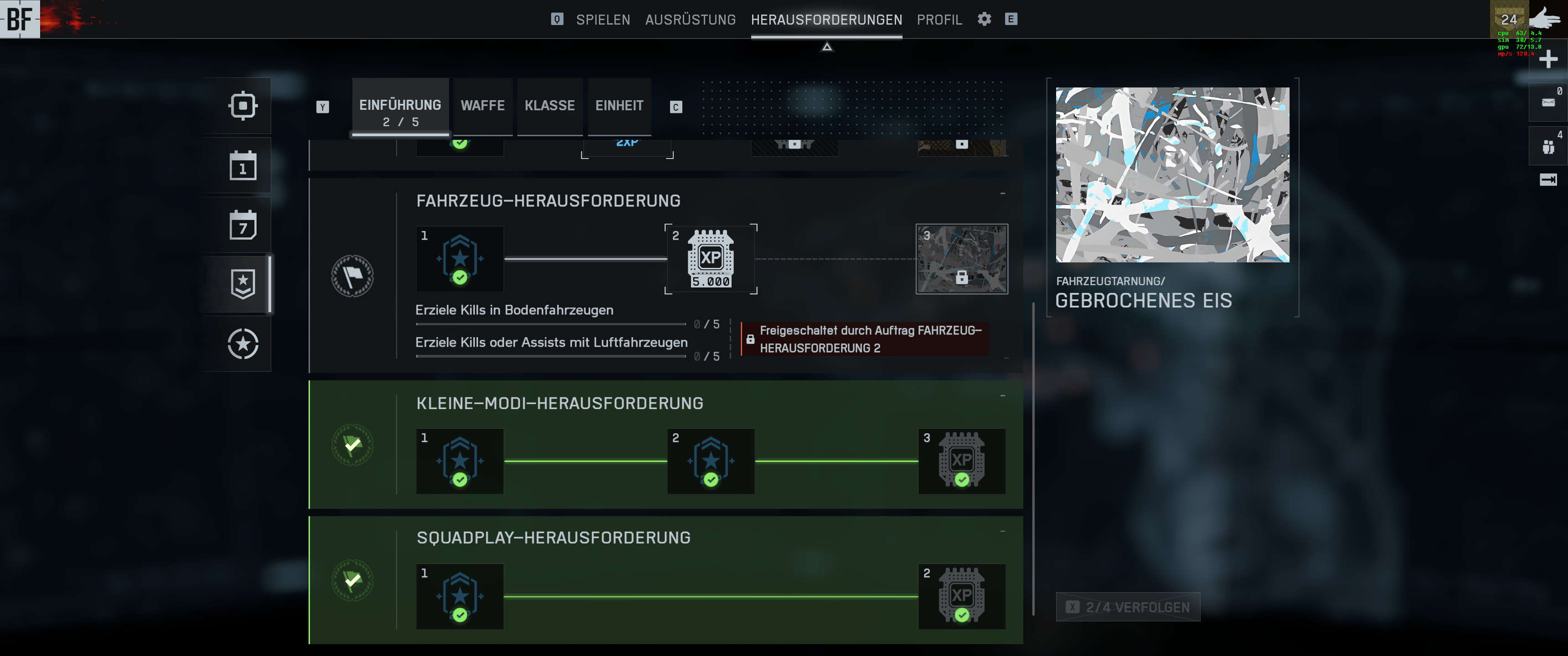 Overview von Fahrzeug-Herausforderung