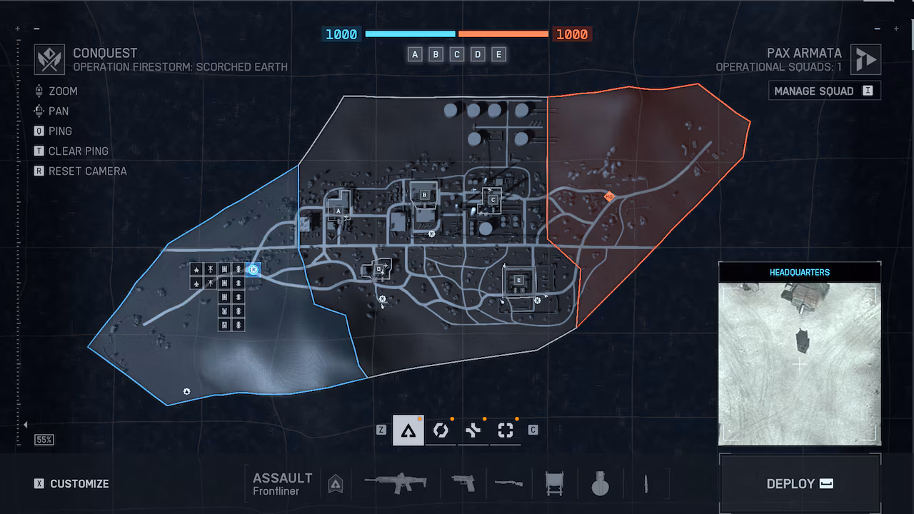 Overview von Operation Firestorm