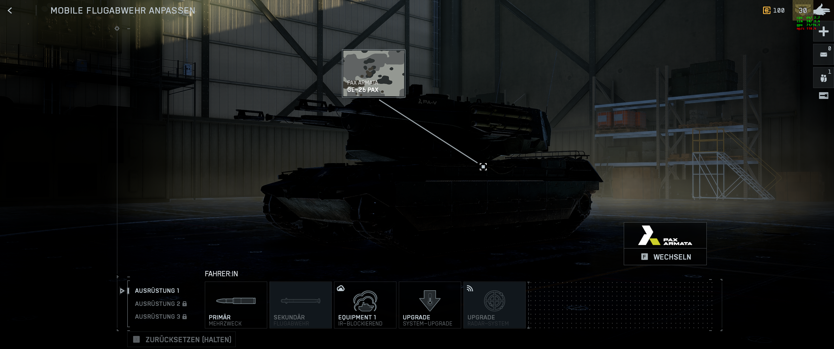 Overview von GE-26 PAX